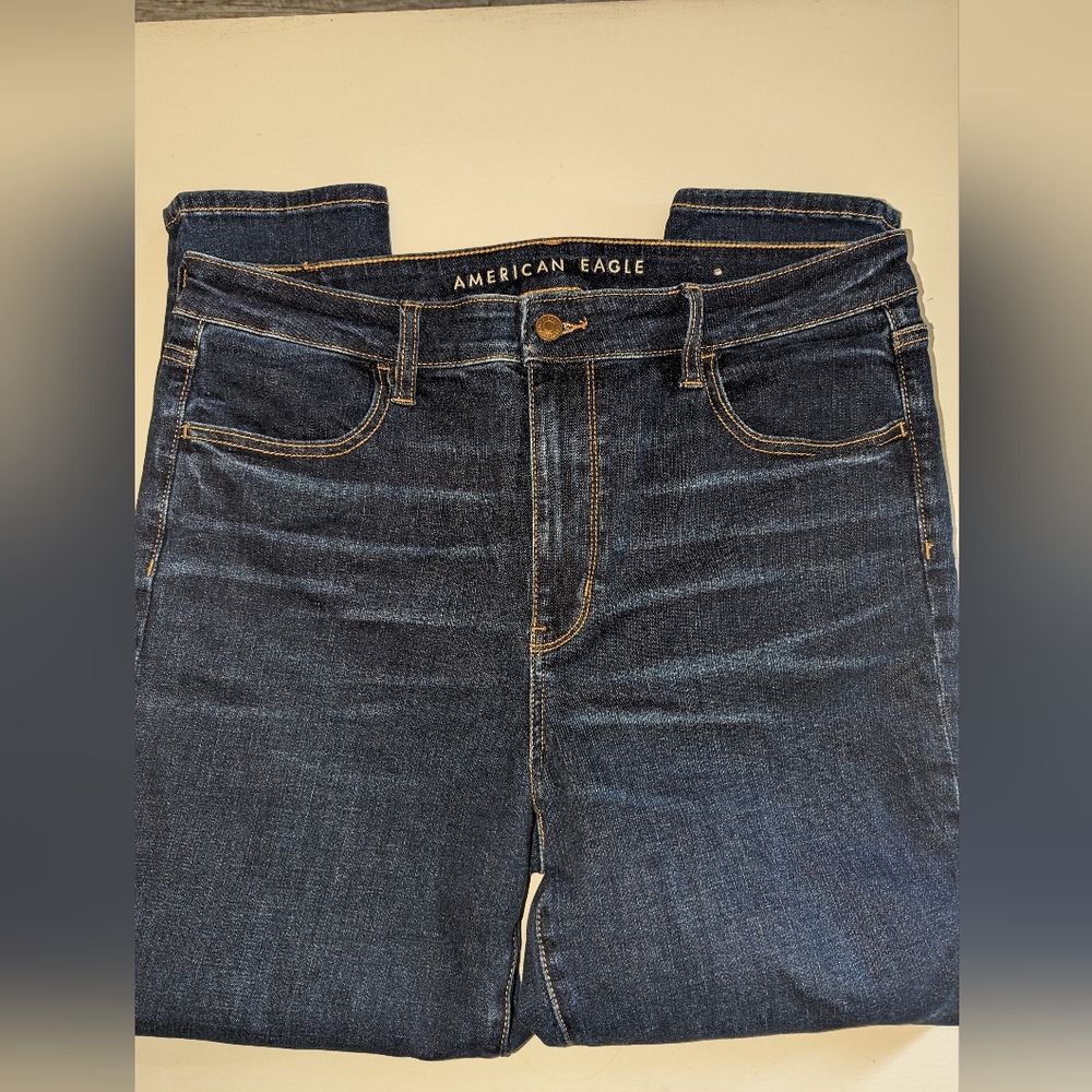 AE American Eagle, Next Level Stretch , Super Hi-Rise Jegging. Women's Sz  16